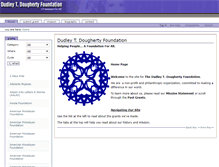 Tablet Screenshot of dudleytdoughertyfoundation.org